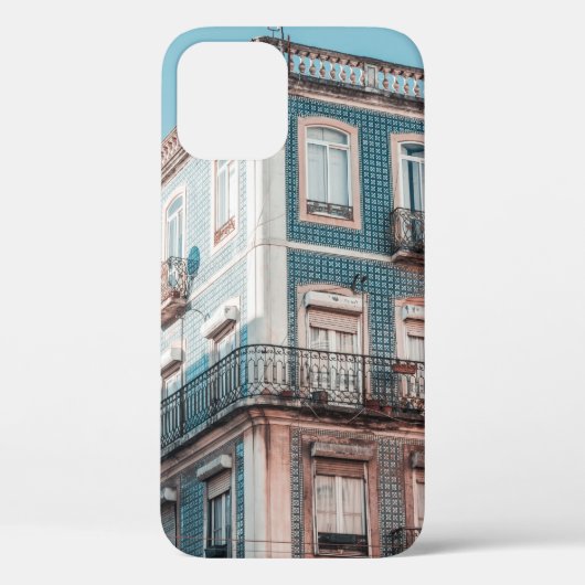 WITTE EN BLAUWE CONCRETE BOUW Case-Mate iPhone CASE (Achterkant)