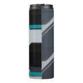 WITTE EN BLAUWE CONCRETE BOUW THERMOSBEKER (Achterkant)