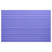Witte en blauwe gekleurde strips stof (Yard (91,4 cm))