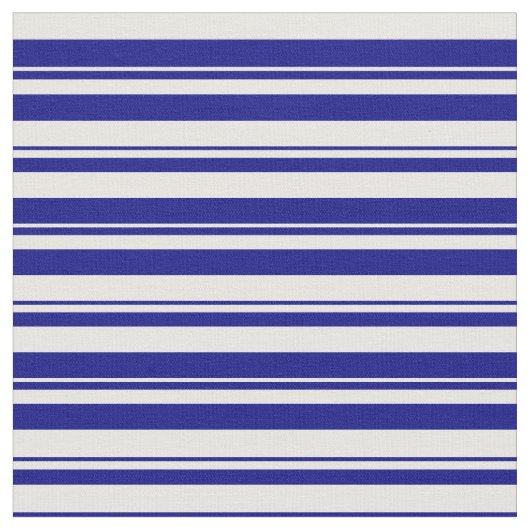 Witte en blauwe gekleurde strips stof (Close Up)