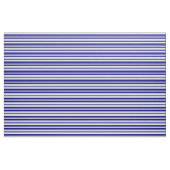 Witte en blauwe gekleurde strips stof (Fat Quarter)