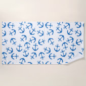 Witte en blauwe handdoeken (Voorkant)