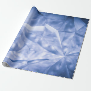 Witte en blauwe jas cadeaupapier