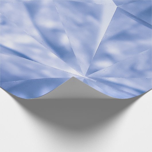 Witte en blauwe jas cadeaupapier (Hoek)