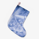 Witte en blauwe jas kleine kerstsok (Voorkant (Hangend))