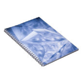 Witte en blauwe jas notitieboek (Rechterzijde)