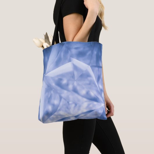 Witte en blauwe jas tote bag (Dichtbij)