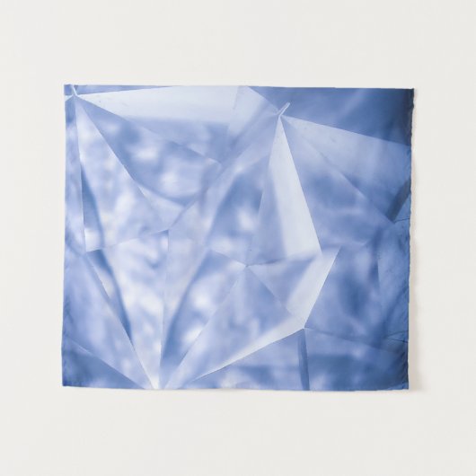 Witte en blauwe jas wandkleed (Voorkant (horizontaal))