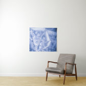 Witte en blauwe jas wandkleed (In Situ (horizontaal))