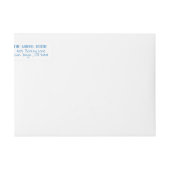 Witte en Blauwe Poot Prints Patroon Rescue Group (Voorkant)