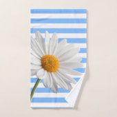 Witte en Blauwe Stenen Stapsgewijze handdoekjes Bad Handdoek (Handdoek)