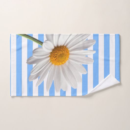 Witte en Blauwe Stenen Stapsgewijze handdoekjes Bad Handdoek (Handdoek)