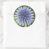 Witte en blauwe Wereldbollen distel Sticker (Tas)