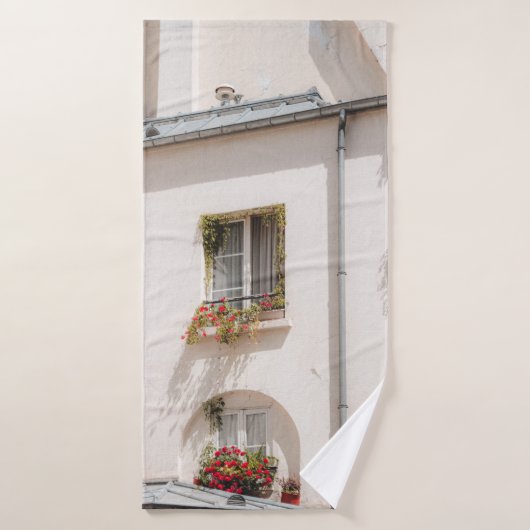 WITTE EN BROEIENDE CONCRETE HUIS BADHANDDOEK (Badhanddoek)