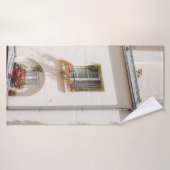 WITTE EN BROEIENDE CONCRETE HUIS BADHANDDOEK (Badhanddoek)