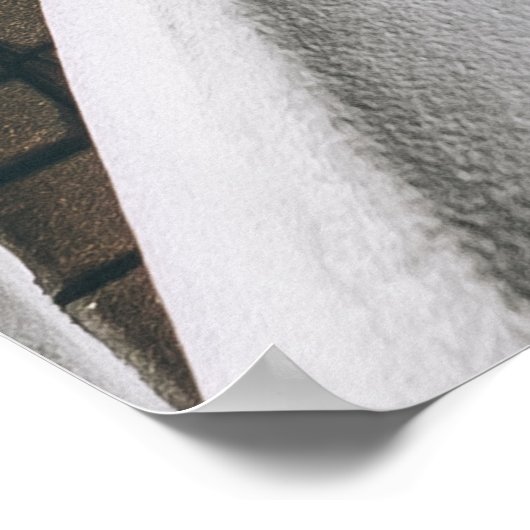 WITTE EN BROEIENDE CONCRETE SPIRALE STAIRS POSTER (Hoek)