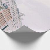 WITTE EN BROEIENDE GEBOUWEN CADEAUPAPIER (Hoek)