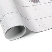 Witte en bruine betonwand cadeaupapier (Rol Hoek)
