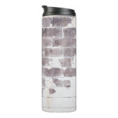 Witte en bruine betonwand thermosbeker (Geroteerd rechts)