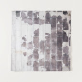 Witte en bruine betonwand wandkleed (Voorkant (horizontaal))