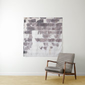 Witte en bruine betonwand wandkleed (In situ)