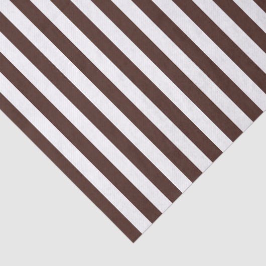 Witte en bruine strepen tissuepapier (Detail)