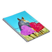 Witte en bruine Valentijn Notitieboek (Rechterzijde)