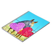 Witte en bruine Valentijn Notitieboek (Linkerzijde)