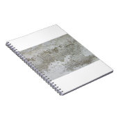 Witte en bruine vlek notitieboek (Rechterzijde)