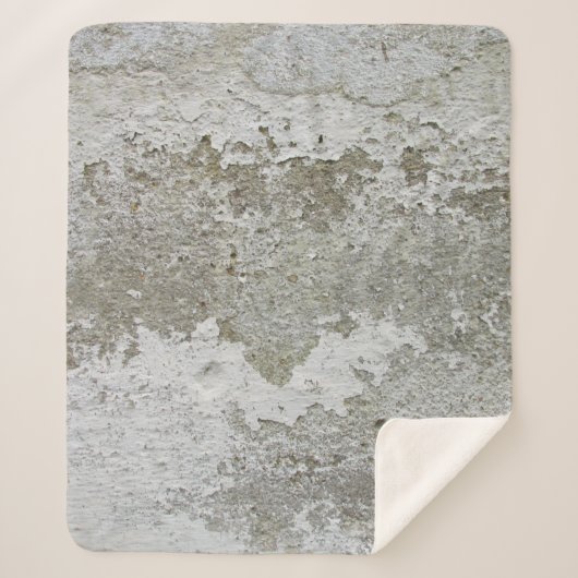 Witte en bruine vlek sherpa deken (Voorkant)