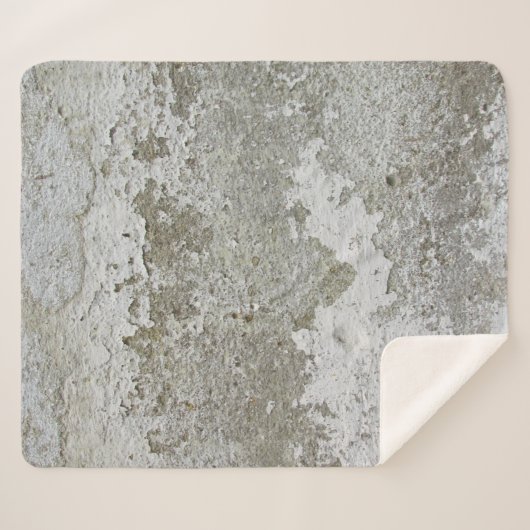 Witte en bruine vlek sherpa deken (Voorkant (horizontaal))