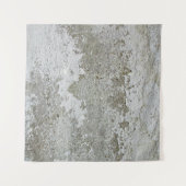 Witte en bruine vlek wandkleed (Voorkant (horizontaal))