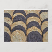 Witte en chocoladekoekjes briefkaart (Voorkant)