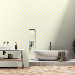 Witte en crème kleur peel en stick behang