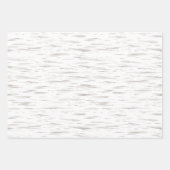 Witte en crèmekleurige bijtende natuurlijke vlek inpakpapier vel (Voorkant 2)