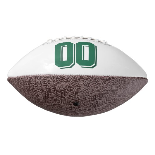 WITTE EN DARKGROENE Football (Gedraaid 270)