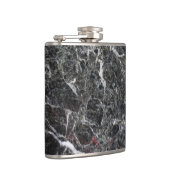 Witte en donkergrijze marmeren steen heupfles (Rechts)
