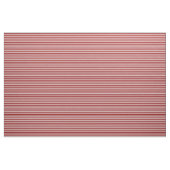Witte en donkerrode gekleurde stripte patroon stof (Yard (91,4 cm))