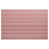 Witte en donkerrode gekleurde stripte patroon stof (Yard (91,4 cm))
