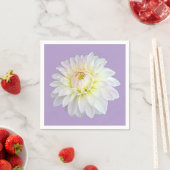 Witte en gele bloem servet (Insitu)