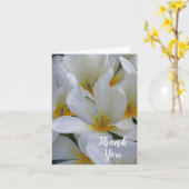 Witte en gele bloemen Hartelijk dank Kaart (Gele Bloem)