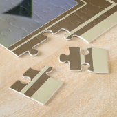 Witte en gele Frangipani-ventilator Legpuzzel (Zijkant)