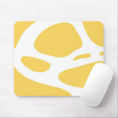 Witte en gele muismat (Met muis)