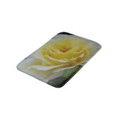 Witte en gele Rose badmat (Gekanteld)