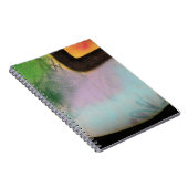 Witte en gele textiel notitieboek (Rechterzijde)