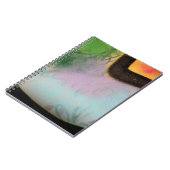 Witte en gele textiel notitieboek (Linkerzijde)