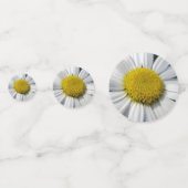 witte en gele vogel confetti (Voorkanten)