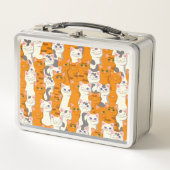 Witte en gember katten patroon groene ogen blauwe  (Voorkant)