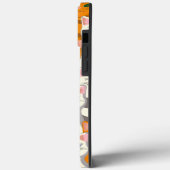 Witte en gember katten patroon groene ogen blauwe Case-Mate iPhone case (Achterkant / Links)