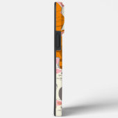 Witte en gember katten patroon groene ogen blauwe Case-Mate iPhone case (Achterkant / Rechts)